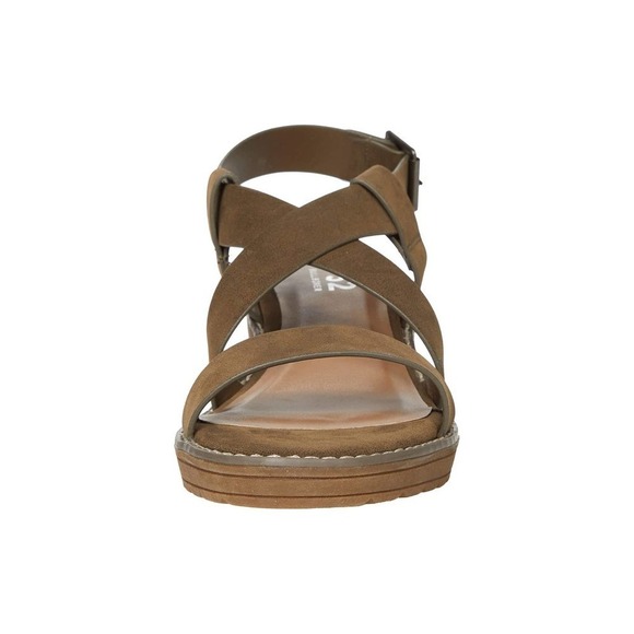 B-52 by Bullboxer Ivvy Sandals Adjustable Buckle Strap Olive Size 9 - Picture 5 of 12